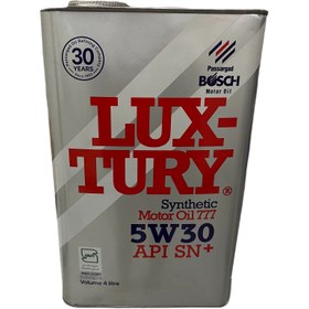 روغن موتور بوش مدل لاکچری SAE 5W-30 SN حجم 4 لیتر