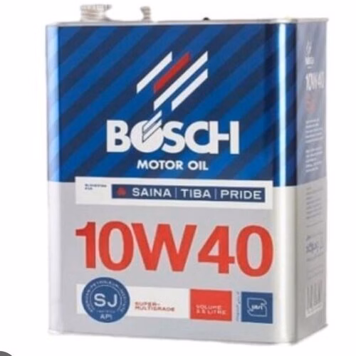 روغن موتور بوش TIBA 10W40 لیتراژ 3.5 روغن موتور بوش مدل تیبا SAE 10W-40 SJ حجم3.5 لیتر - Image 1
